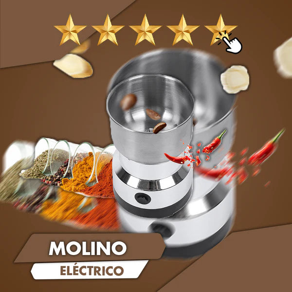 Molino Eléctrico Muele tus ingredientes al instante